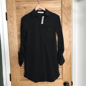 Button up shirt dress